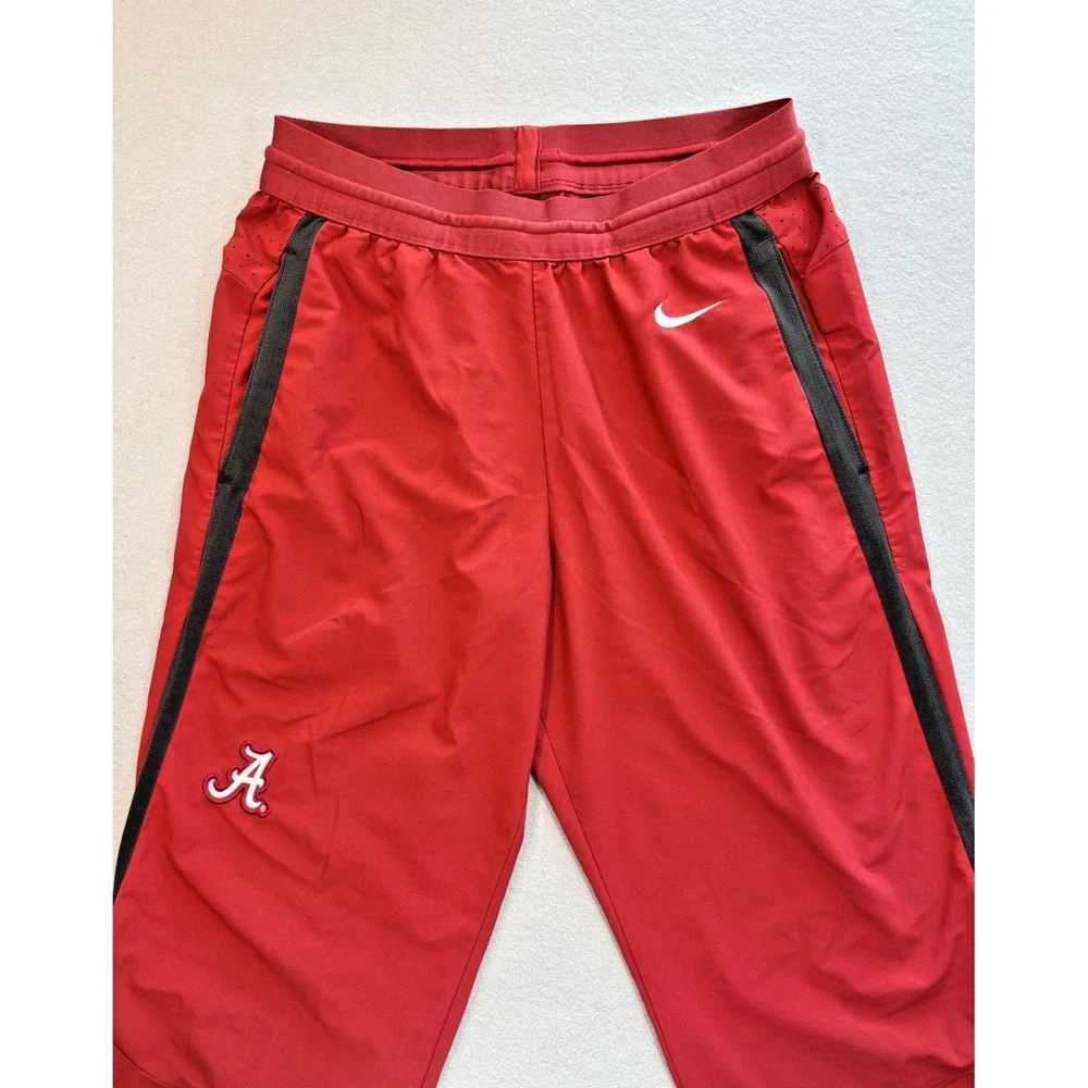 2 Nike Dri-Fit Alabama Crimson Tide Pants - On Field Red Warmup & Lightweight M